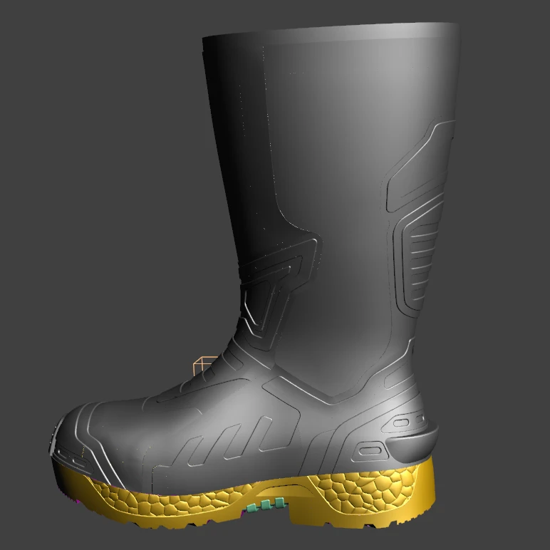 integrated molding industrial and mining boots 2